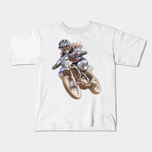 Motocross Mom Kids T-Shirt